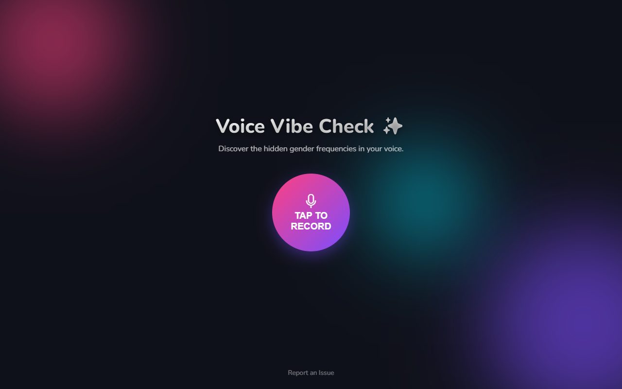 Voice Vibe Check
